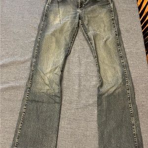 Q Baby Wrangler Dark Wash Riding Jeans!